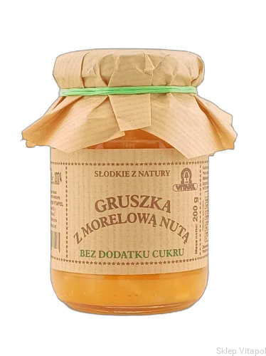 Gruszka z morelową nutą bez dodatku cukru