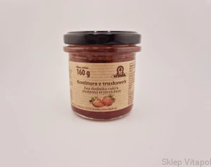 Konfitura z truskawek słodzona erytrytolem